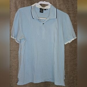 Boss Sky Blue Polo Shirt for Men